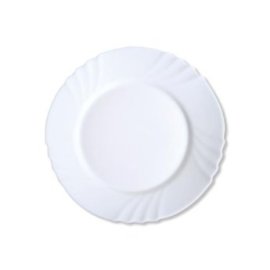 00204001 ΠΑΚΕΤΟ ΜΕ 12 ΤΜΧ. Στρογγυλό πιάτο φαγητού οπαλίνα 26 cm