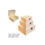 20601252 ΠΑΚΕΤΟ ΜΕ 2 . Σετ 3 ξύλινα αλουστράριστα κουτιά με στρογγυλεμένες γωνίες