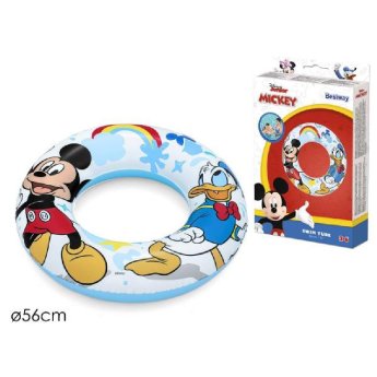 770230091004 ΠΑΚΕΤΟ ΜΕ 2 ΤΜΧ. Κουλούρα Φουσκωτή Mickey φ56cm