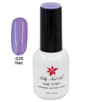 40504001-026 ΠΑΚΕΤΟ ΜΕ 2 ΤΜΧ. Ημιμόνιμο μανό one step 15ml - Lilac