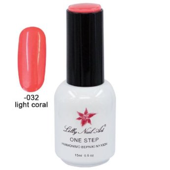 40504001-032 ΠΑΚΕΤΟ ΜΕ 2 ΤΜΧ. Ημιμόνιμο μανό one step 15ml - Light Coral