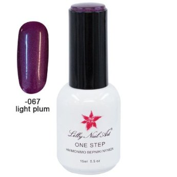 40504001-067 ΠΑΚΕΤΟ ΜΕ 2 ΤΜΧ. Ημιμόνιμο μανό one step 15ml - Light plum