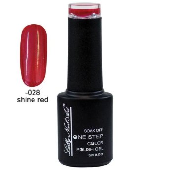 40504002-028 ΠΑΚΕΤΟ ΜΕ 2 ΤΜΧ. Ημιμόνιμο μανό one step 5ml - Shine red