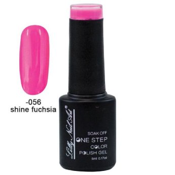 40504002-056 ΠΑΚΕΤΟ ΜΕ 2 ΤΜΧ. Ημιμόνιμο μανό one step 5ml - Shine Fuchsia