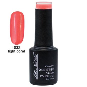 40504002-032 ΠΑΚΕΤΟ ΜΕ 2 ΤΜΧ. Ημιμόνιμο μανό one step 5ml - Light Coral