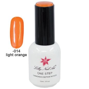 40504001-014 ΠΑΚΕΤΟ ΜΕ 2 ΤΜΧ. Ημιμόνιμο μανό one step 15ml - Light orange