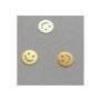40502059-21 50 ΠΑΚΕΤΟ ΜΕ 6 ΤΜΧ. μεταλλικά διακοσμητικά νυχιών χρυσά Happy Face