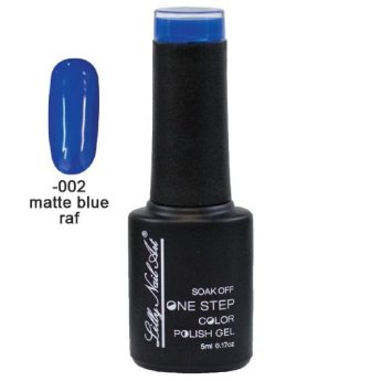 40504002-002 ΠΑΚΕΤΟ ΜΕ 2 ΤΜΧ. Ημιμόνιμο μανό one step 5ml - Matte Blue Raf