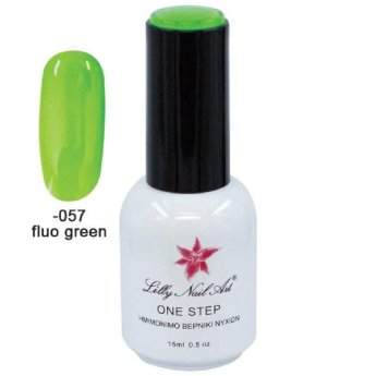 40504001-057 ΠΑΚΕΤΟ ΜΕ 2 ΤΜΧ. Ημιμόνιμο μανό one step 15ml - Fluo green