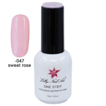 40504001-047 ΠΑΚΕΤΟ ΜΕ 2 ΤΜΧ. Ημιμόνιμο μανό one step 15ml - Sweet Rose