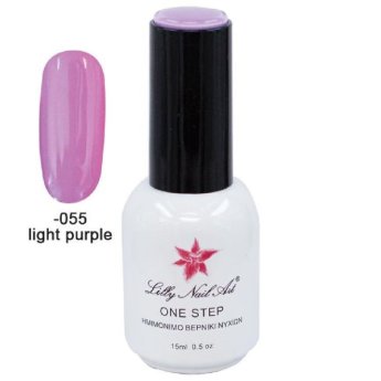 40504001-055 ΠΑΚΕΤΟ ΜΕ 2 ΤΜΧ. Ημιμόνιμο μανό one step 15ml - Light purple