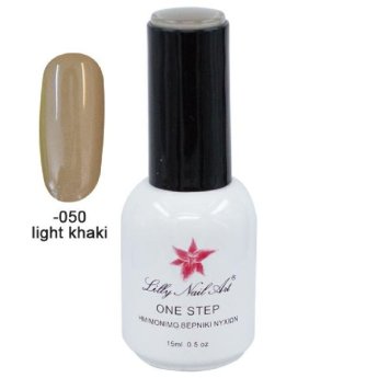 40504001-050 ΠΑΚΕΤΟ ΜΕ 2 ΤΜΧ. Ημιμόνιμο μανό one step 15ml - Light khaki