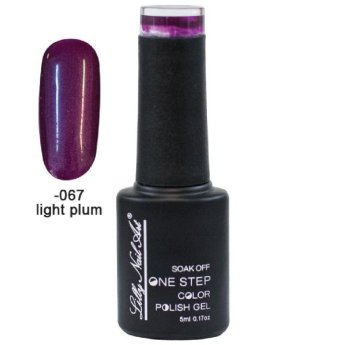 40504002-067 ΠΑΚΕΤΟ ΜΕ 2 ΤΜΧ. Ημιμόνιμο μανό one step 5ml - Light plum