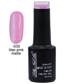 40504002-035 ΠΑΚΕΤΟ ΜΕ 2 ΤΜΧ. Ημιμόνιμο μανό one step 5ml - Lilac pink matte