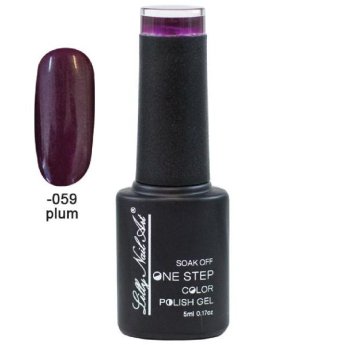 40504002-059 ΠΑΚΕΤΟ ΜΕ 2 ΤΜΧ. Ημιμόνιμο μανό one step 5ml - Plum