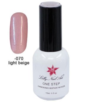 40504001-070 ΠΑΚΕΤΟ ΜΕ 2 ΤΜΧ. Ημιμόνιμο μανό one step 15ml - Light beige