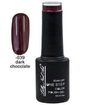 40504002-039 ΠΑΚΕΤΟ ΜΕ 2 ΤΜΧ. Ημιμόνιμο μανό one step 5ml - Dark chocolate