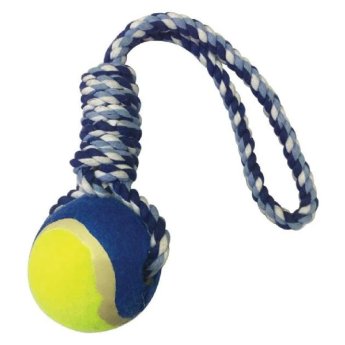 10501586 ΠΑΚΕΤΟ ΜΕ 2 ΤΜΧ. Παιχνίδι σκύλου μπάλα με σχοινί 32cm