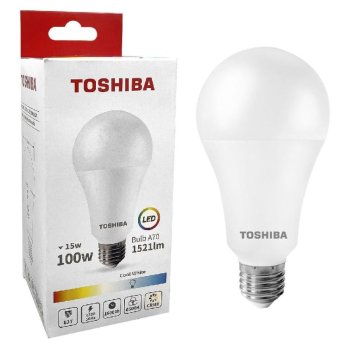 88-446 ΛΑΜΠΑ LED TOSHIBA N-STD A70 E27 15W 6500K