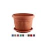 25cm- ΓΛΑΣΤΡΑ ΣΤΡΟΓΓΥΛΗ Φ25CM ΜΕ ΠΙΑΤΟ ΔΙΑΦΟΡΑ ΧΡΩΜΑΤΑ