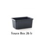 003301973 ΚΟΥΤΙ ΑΠΟΘΗΚΕΥΣΗΣ ΠΛΑΣΤΙΚΟ ΜΑΥΡΟ TOWER BOX 26LT