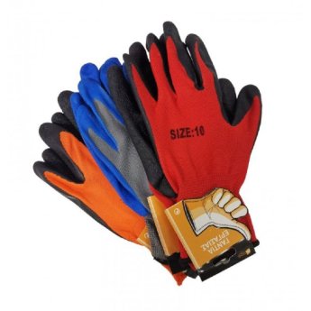 1289-07 MIZOO TOOLS ΓΑΝΤΙΑ ΕΡΓΑΣΙΑΣ ΜΠΛΕ - ΠΟΡΤΟΚΑΛΙ - ΚΟΚΚΙΝΟ Νο 10