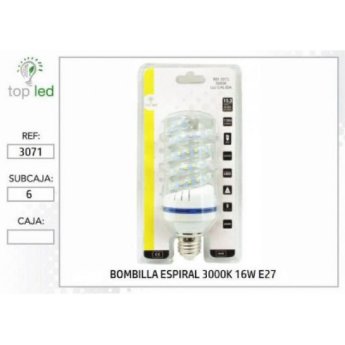 3071 BOMBILLA ESPIRAL LED 3000K 16W E27