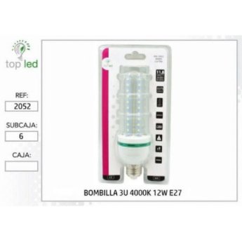 2052 BOMBILLA LED 3U 4000K 12W E27