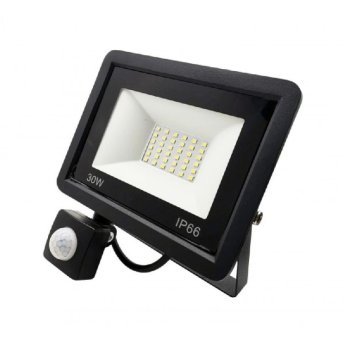 1107-49 ΠΡΟΒΟΛΕΑΣ LED FLOOD LIGHT 30W ΛΕΥΚΟ ΜΕ ΦΩΤΟΚΥΤΤΑΡΟ