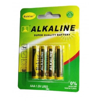 REKTER ΜΠΑΤΑΡΙΕΣ ALKALINE ΑΑΑ 1.5V