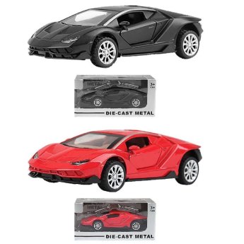 70-2298 DIE CAST PULL BACK 1-36 LAMBORGINI 15x7x7cm