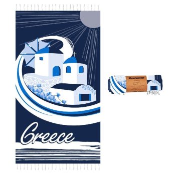 42-2942 ΠΕΤΣΕΤΑ ΘΑΛΑΣΣΗΣ PESTEMAL GREEK ISLAND -280g 90x180cm