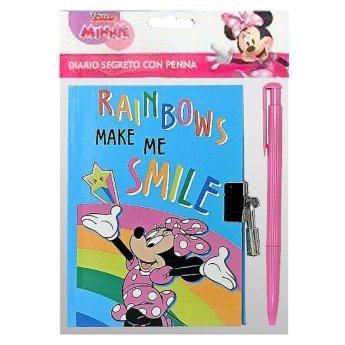 50-3377 DIARY ΜΕ ΛΟΥΚΕΤΟ KAI ΣΤΥΛΟ MINNIE 18x12cm