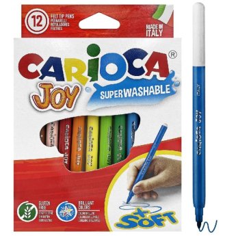 60-6 ΠΑΚΕΤΟ ΜΕ 12 ΤΜΧ. ΜΑΡΚΑΔΟΡΟΙ CARIOCA JOY 2.6mm ΣΕΤ-12 ΧΡΩΜΑΤΑ