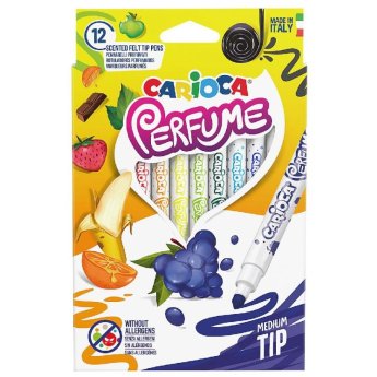 60-823 ΜΑΡΚΑΔΟΡΟΙ CARIOCA PERFUME ΣΕΤ-12 ΧΡΩΜΑΤΑ