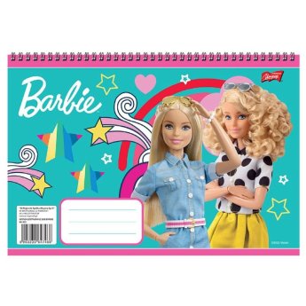 84-333 ΠΑΚΕΤΟ ΜΕ 10 ΤΜΧ. ΜΠΛΟΚ ΖΩΓΡΑΦΙΚΗΣ 32Φ BARBIE 17x25cm