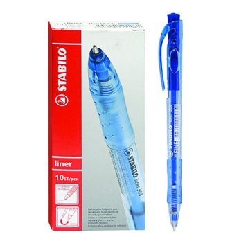 60-679 ΠΑΚΕΤΟ ΜΕ 10 ΤΜΧ. ΣΤΥΛΟ ΚΟΥΜΠΙ STABILO BALLPOINT ΜΠΛΕ 1.0mm