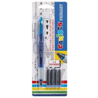 60-730 ΣΤΥΛΟ ΣΕΤ ΜΕ 4 ΜΕΛΑΝΙΑ CARIOCA BALLPOINT 1.0mm