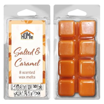 37-464 Αρωματικό wax melt salted caramel σετ-8 κύβοι 80gr