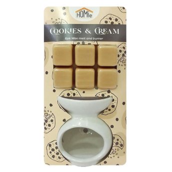 22-3038 Βάση με αρωματικό wax melt cookies KAI cream 6 κύβοι