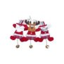 93-3385 Φιγούρα xmas κρεμαστή με κουδουνάκι 30x15cm