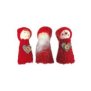 93-3177 Στολίδια φιγούρες xmas σετ-3 τεμ 10cm