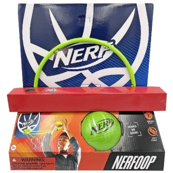 73-2229 Λαμπάδα Nerf Sports Μπασκέτα με Μπάλα Nerfoop Μπάλα-o10cm