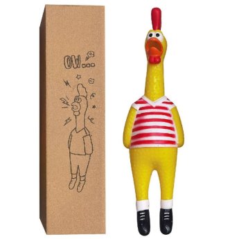 73-2199 Κοτόπουλο Πλαστικό με ήχο 35cm