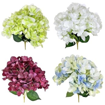 73-2195 Μπουκέτο 5 Λουλούδια Μακρόφυλλα 48cm