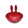 73-2153 Μπωλ Μεταλλικό με Αυτάκια Λαγού Κόκκινο Φ21.5x20x10cm