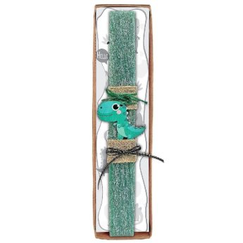 73-2127 Λαμπάδα Δεινοσαυράκι σε Κουτί Κραφτ 35x8x2cm