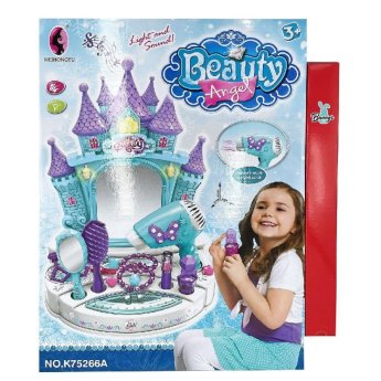 73-2097 Λαμπάδα Τουαλέτα Κάστρο Μπαταρίας Μικρή με φως και Μουσική 45x33cm