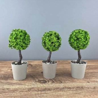 22-3031 Γλαστράκι με Δεντράκι 18x8cm