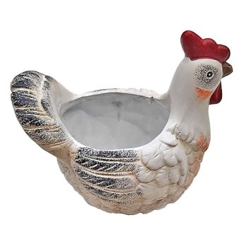 73-2058 ΠΑΚΕΤΟ ΜΕ 8 ΤΜΧ. Αυγοθήκη Κότα Πήλινη 17x15cm